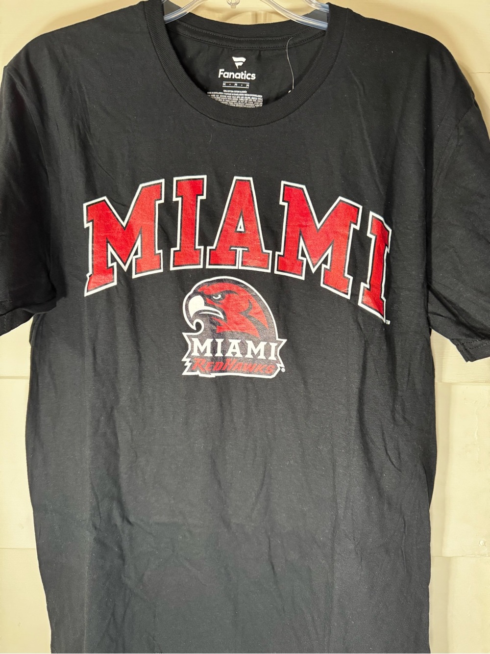 Fanatics Miami RedHawks Black Graphic T‑Shirt